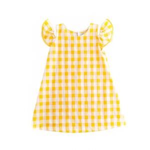 NEW BELAN.J girl's melina dress in yellow